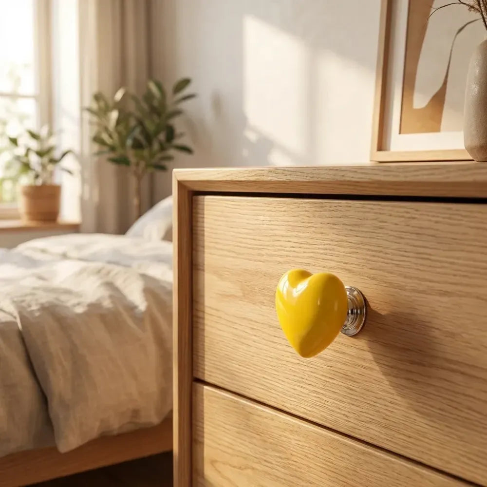 Heart-shaped cabinet knob pull - home improvement