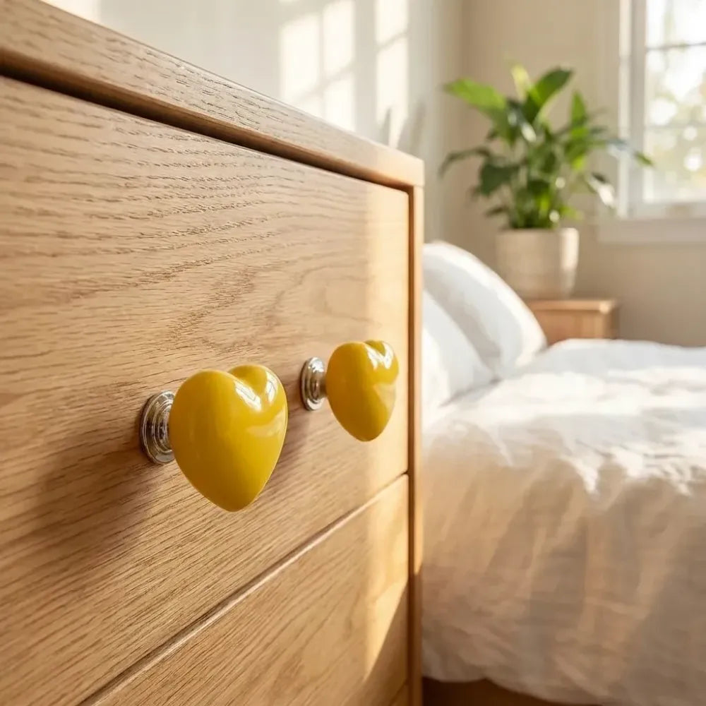 Heart-shaped cabinet knob pull - home improvement