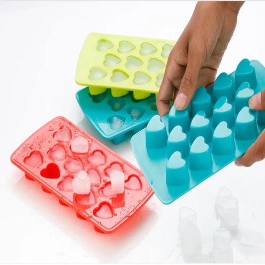 Heart-shaped ice cube tray - home & kitchen