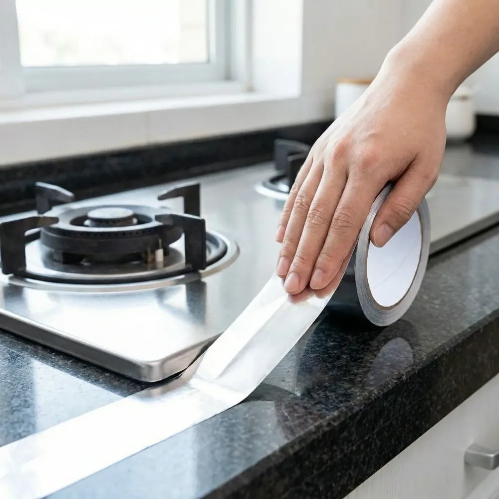 Heat-resistant aluminum foil tape