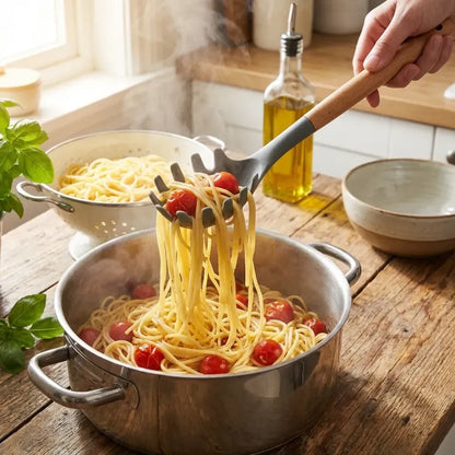 Heat-resistant pasta spoon - home & kitchen