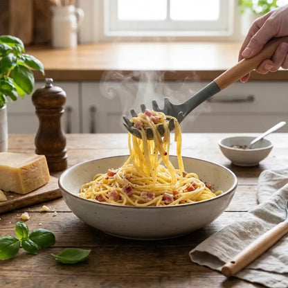 Heat-resistant pasta spoon - home & kitchen