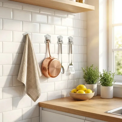 Heavy duty adhesive hooks - home improvement