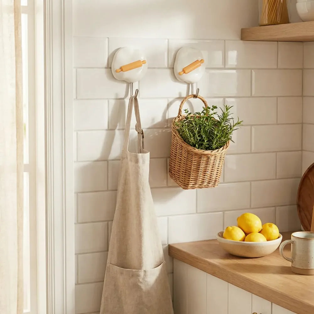 Heavy duty adhesive hooks - home improvement