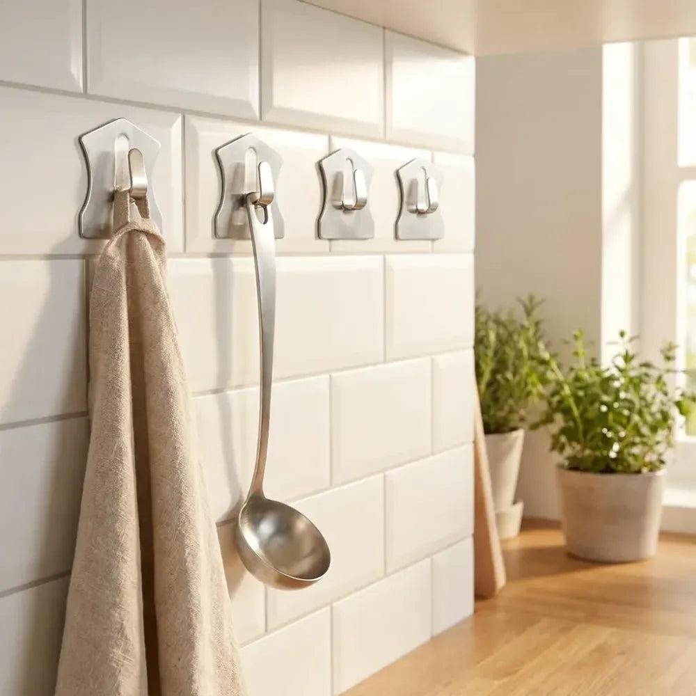 Heavy duty adhesive hooks - home improvement