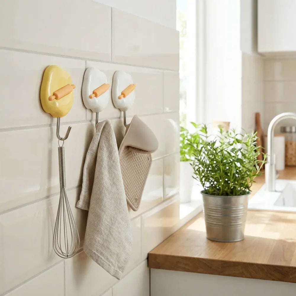 Heavy duty adhesive hooks - home improvement