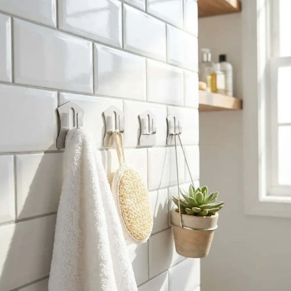 Heavy duty adhesive hooks - home improvement
