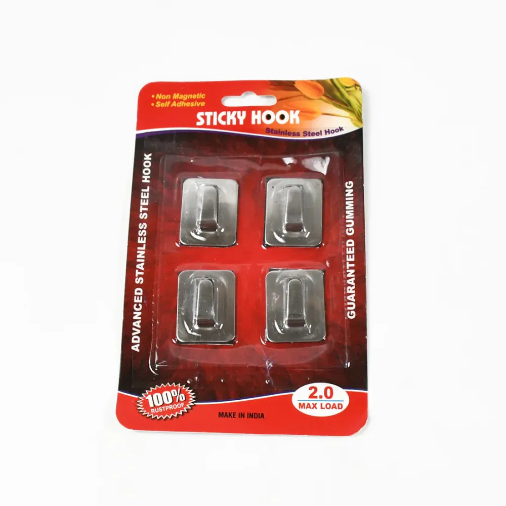 Heavy duty adhesive hooks