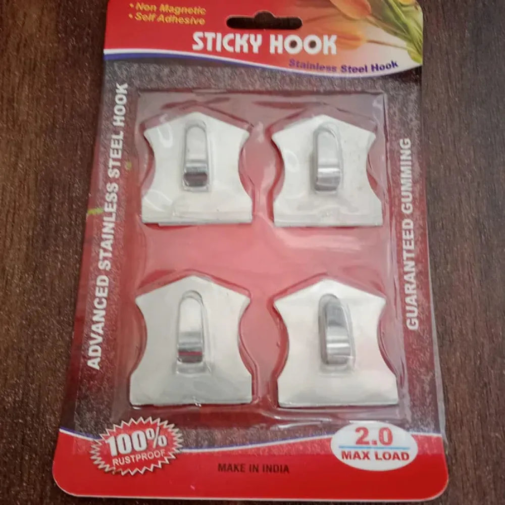 Heavy duty adhesive hooks