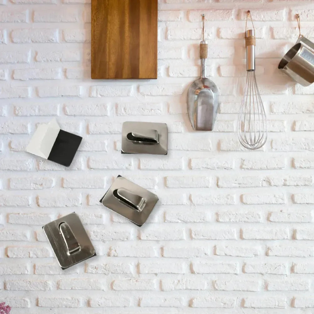 Heavy duty adhesive hooks