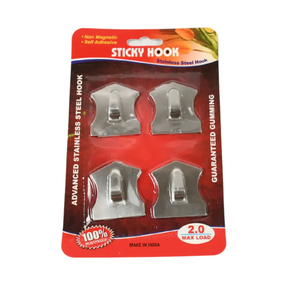 Heavy duty adhesive hooks