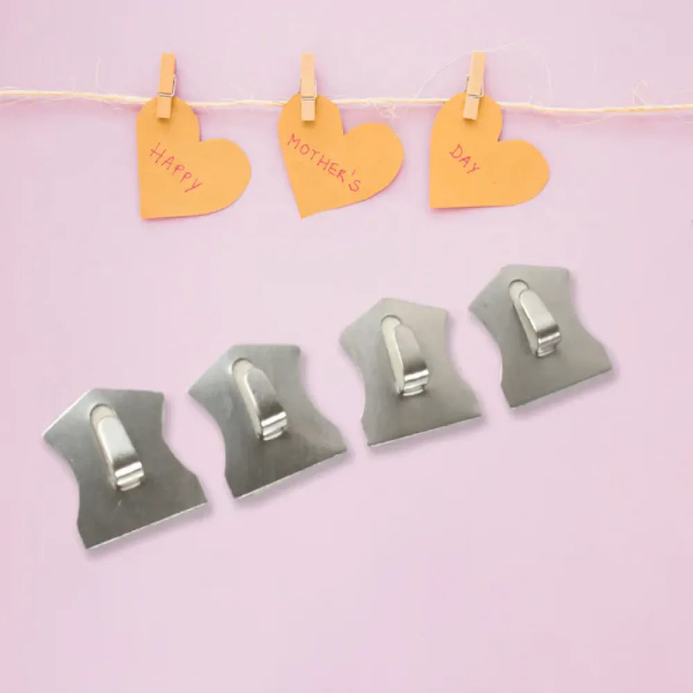 Heavy duty adhesive hooks