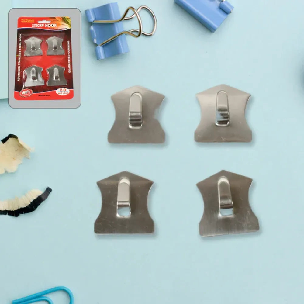 Heavy duty adhesive hooks