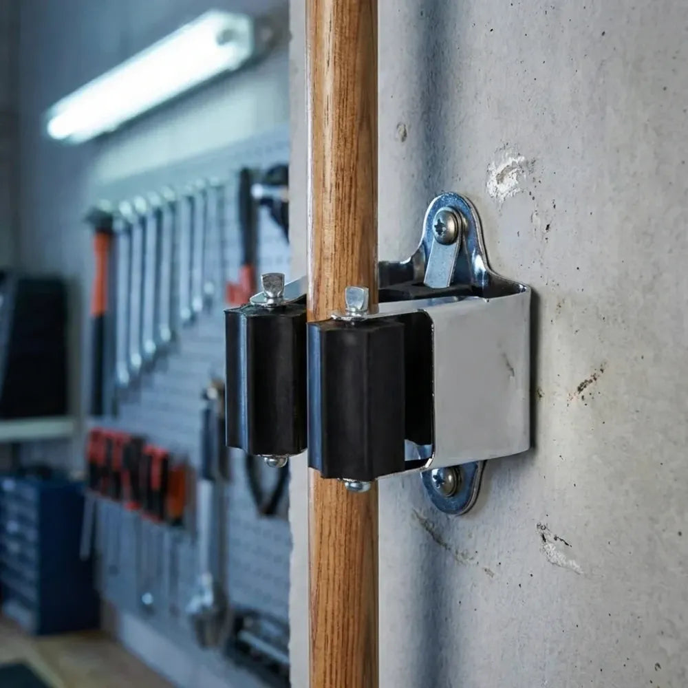 Heavy-duty broom holder - home improvement