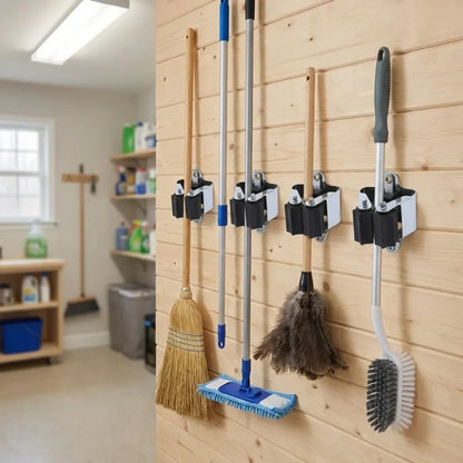 Heavy-duty broom holder - home improvement