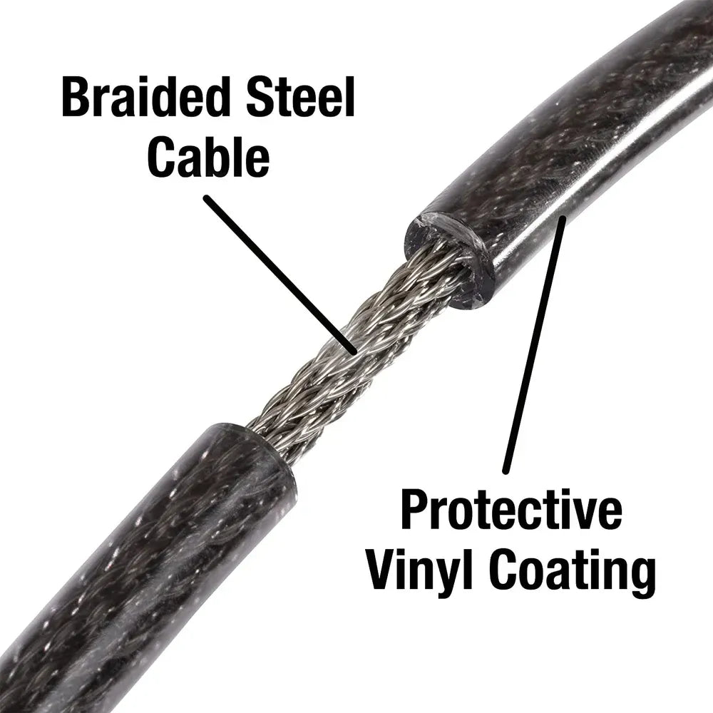 Heavy duty combination cable lock - hardware