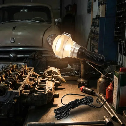 Heavy-duty hand work lamp for night repairs - home improvement