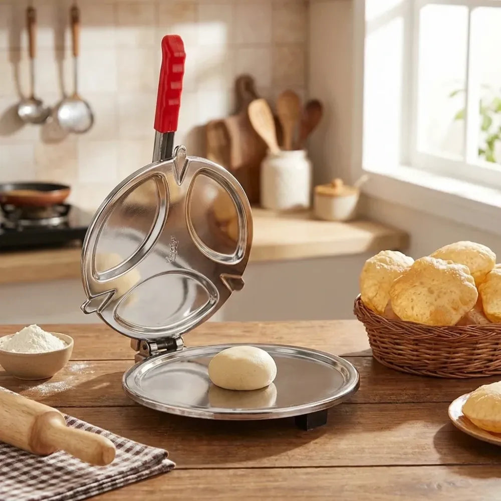 Heavy-duty puri rolling pin - kitchen tool