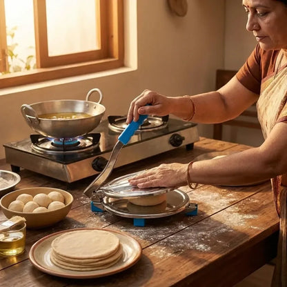 Heavy-duty puri rolling pin - kitchen tool