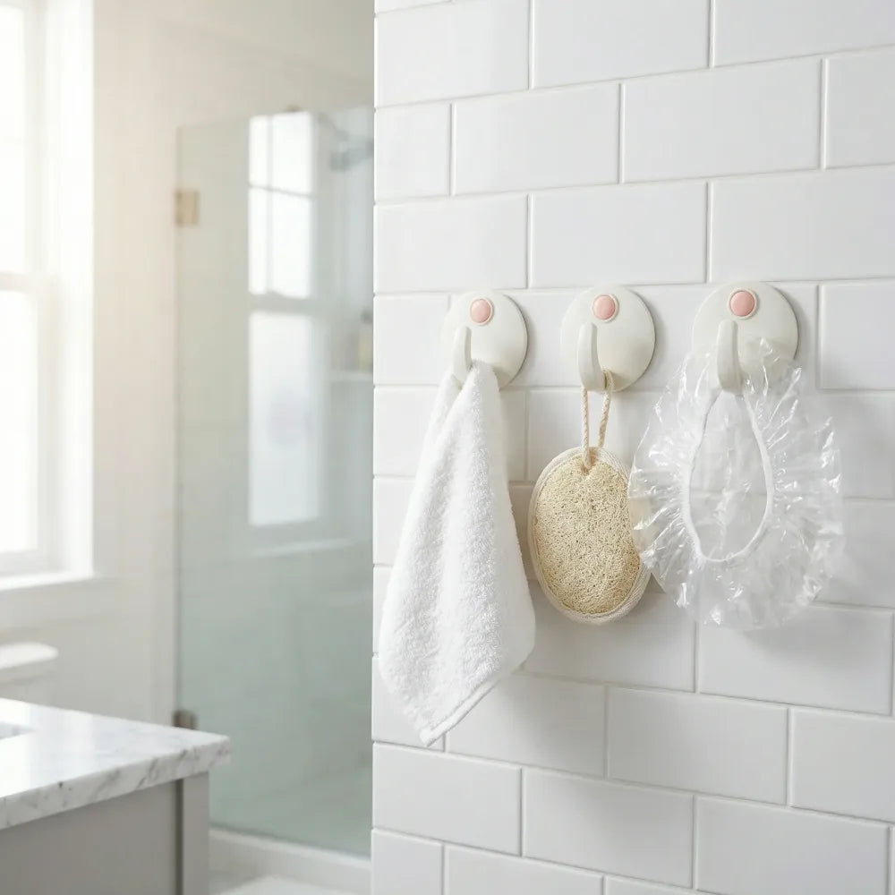 Heavy-duty self-adhesive wall hooks - home improvement