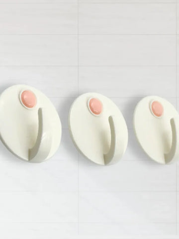 Heavy-Duty Self-Adhesive Wall Hooks