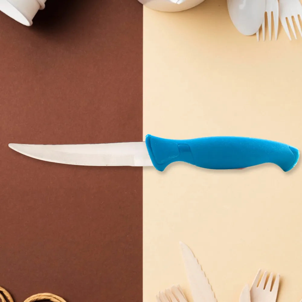 Heavy-duty stainless steel kitchen knife with ergonomic handle (1 pc) - home &