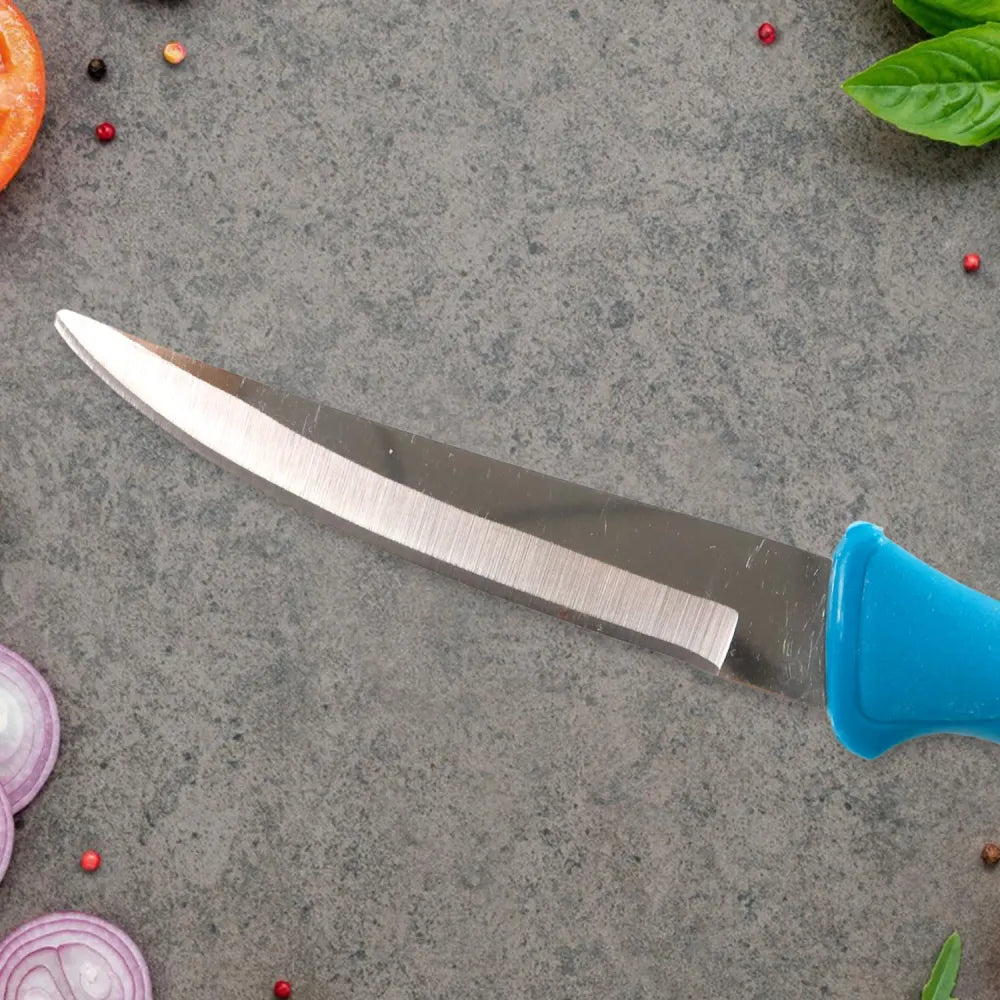 Heavy-duty stainless steel kitchen knife with ergonomic handle (1 pc) - home &