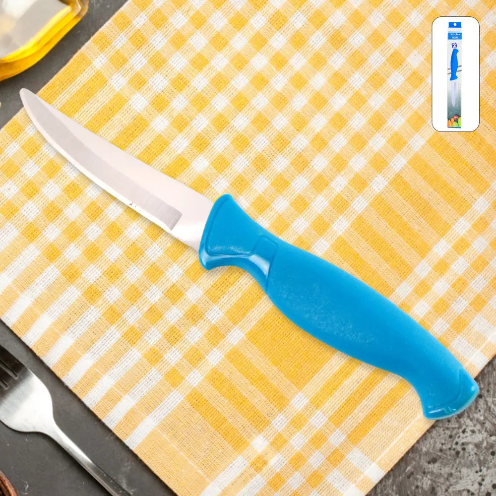 Heavy-duty stainless steel kitchen knife with ergonomic handle (1 pc) - home &