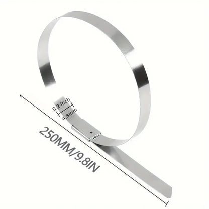 Heavy-duty stainless steel zip ties - home improvement