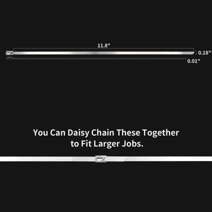 Heavy-duty steel cable ties