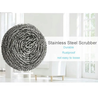 Heavy-duty steel scrubber - kitchen tool