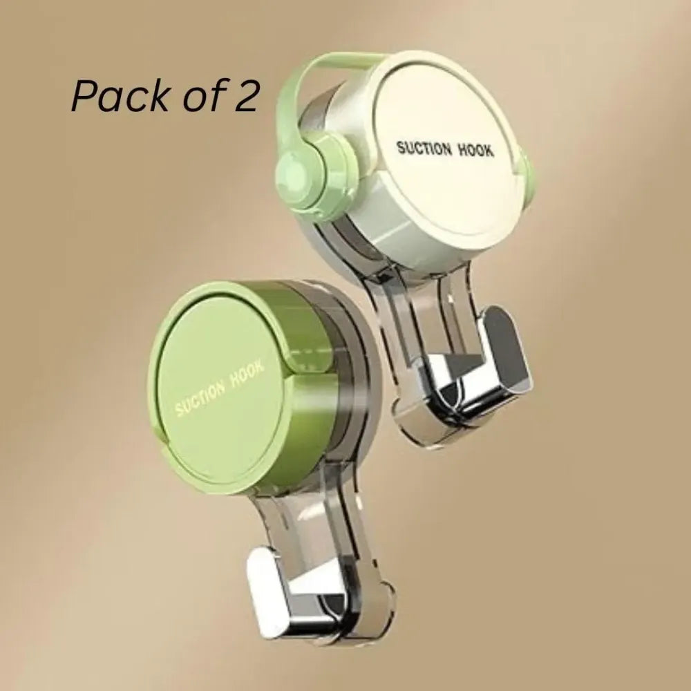 Heavy duty suction wall hooks