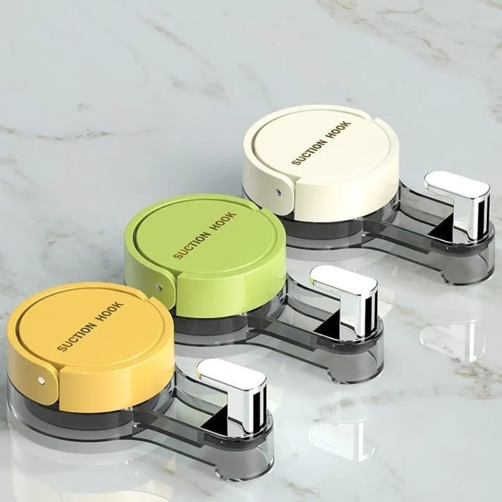 Heavy duty suction wall hooks
