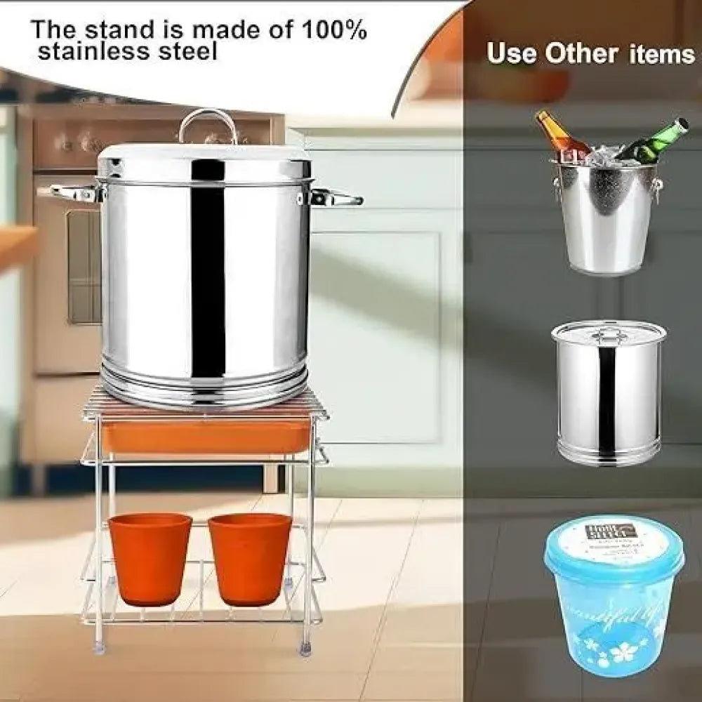 Heavy steel matka stand - summer product