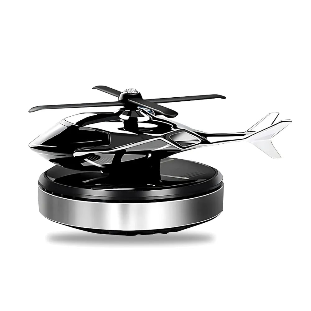 Helicopter alloy solar car air perfume diffuser