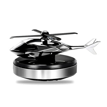 Helicopter alloy solar car air perfume diffuser