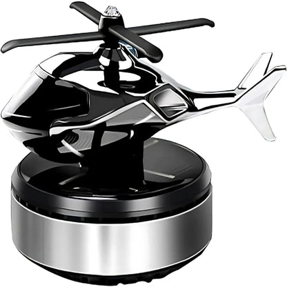 Helicopter alloy solar car air perfume diffuser