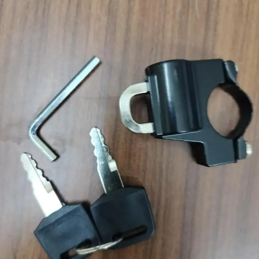 Helmet security lock - car and bike accessories