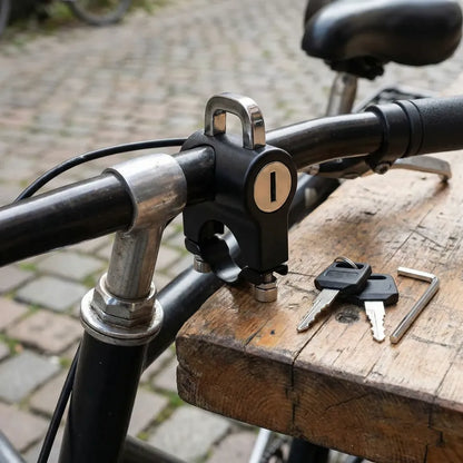 Helmet security lock - car and bike accessories