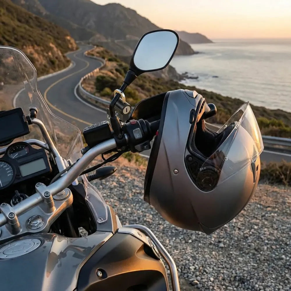 Helmet security lock - car and bike accessories