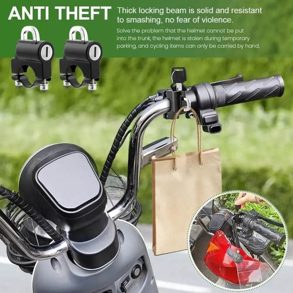 Helmet security lock - car and bike accessories