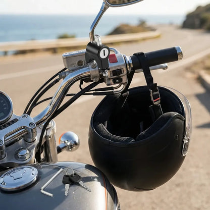 Helmet security lock - car and bike accessories