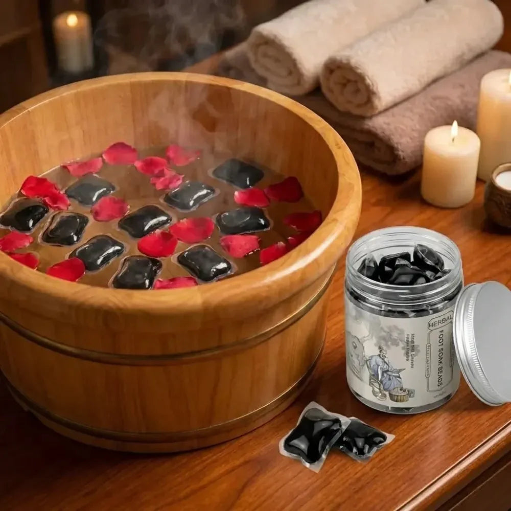 Herbal foot soaking beads