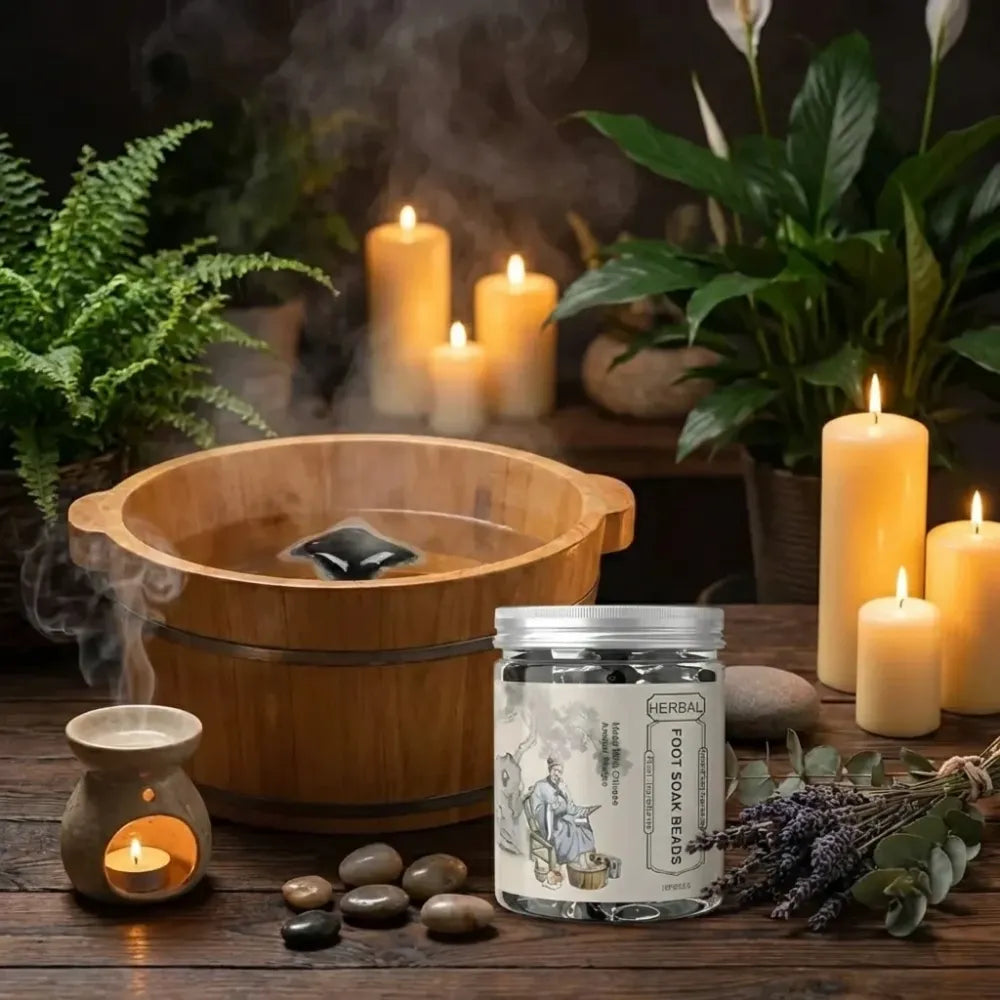 Herbal foot soaking beads