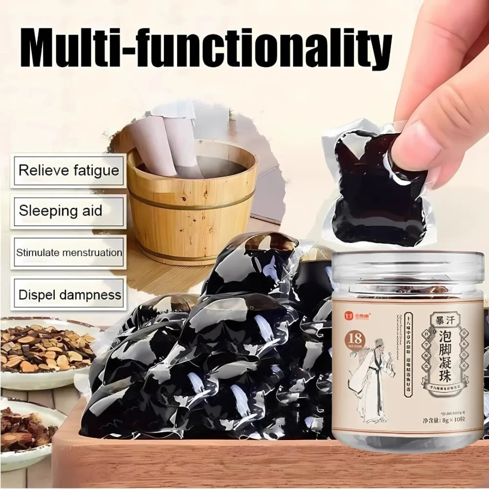 Herbal foot soaking beads