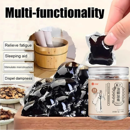 Herbal foot soaking beads