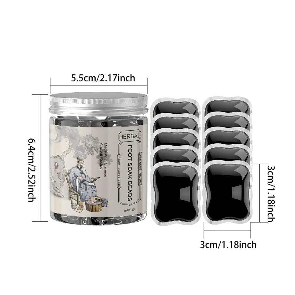 Herbal foot soaking beads