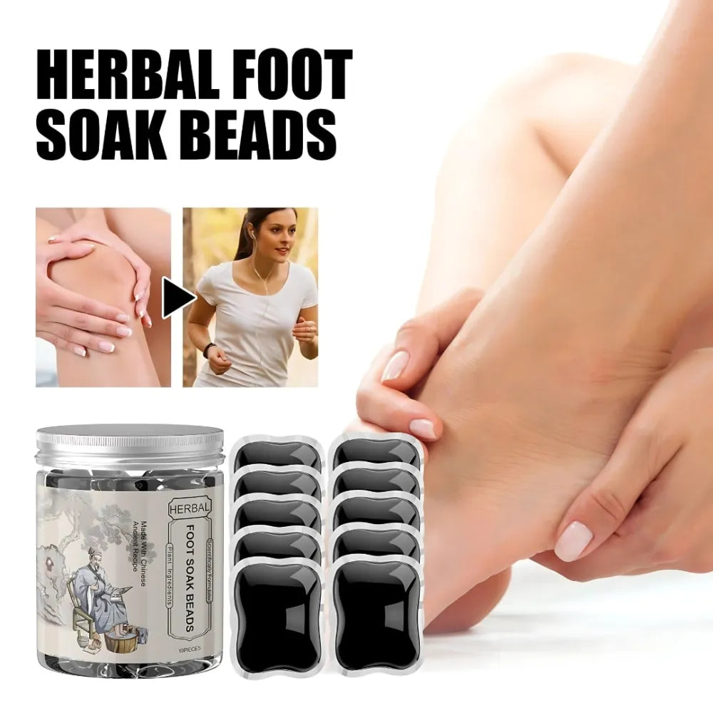 Herbal foot soaking beads