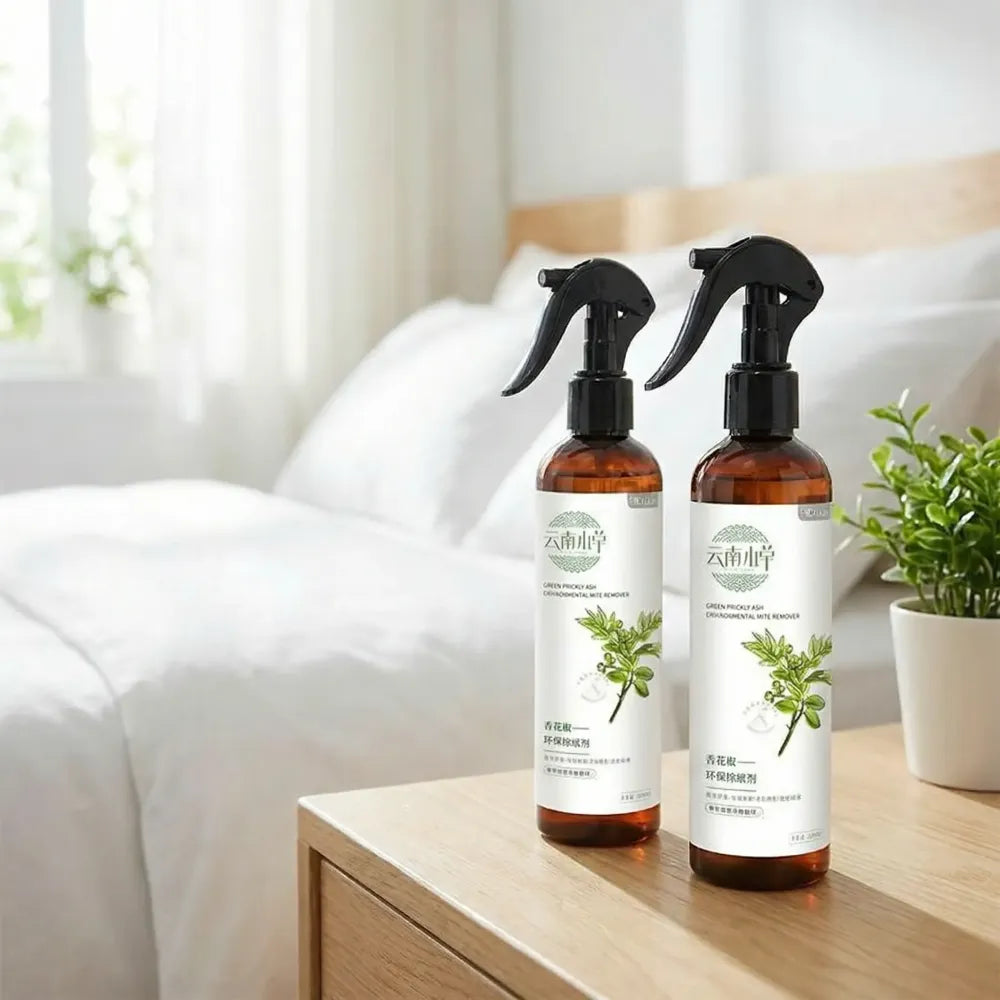 Herbal mite remover spray