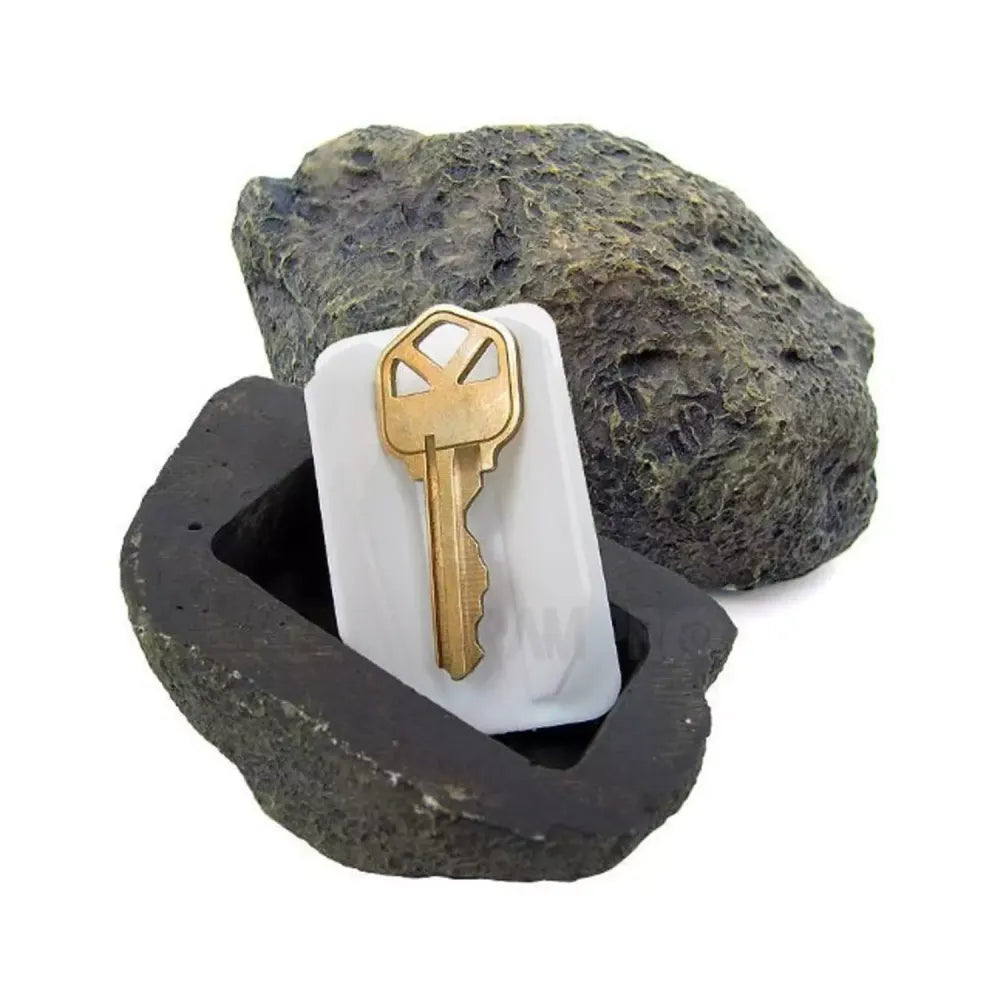 Hidden key storage rock - home improvement
